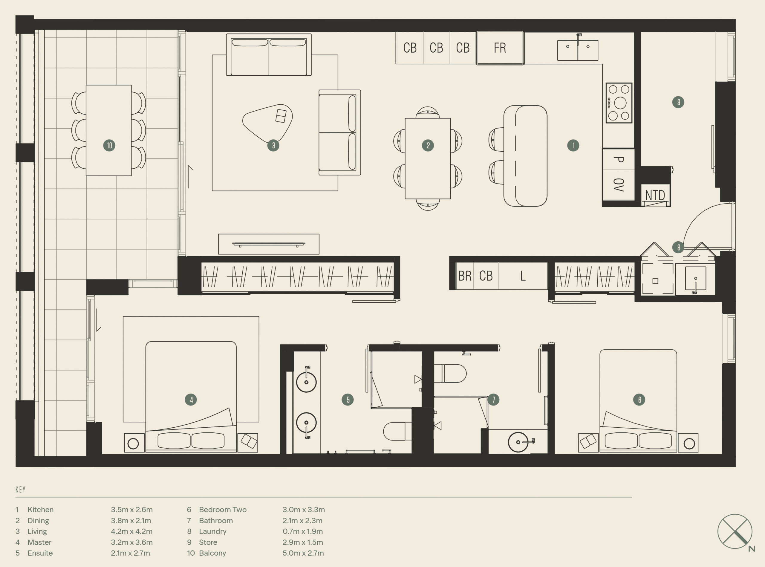 2 Bed - Type 2A