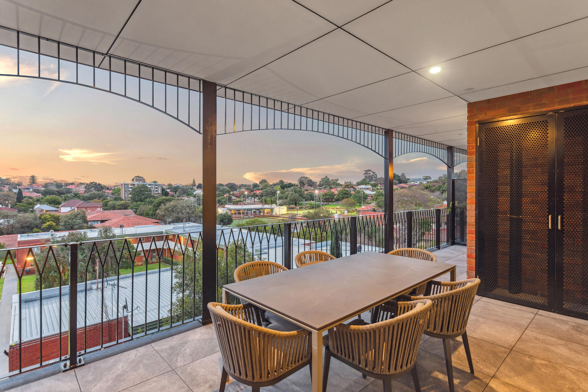 Balcony at No 29. at 7 Field Street by Willing Property in Mt Lawley